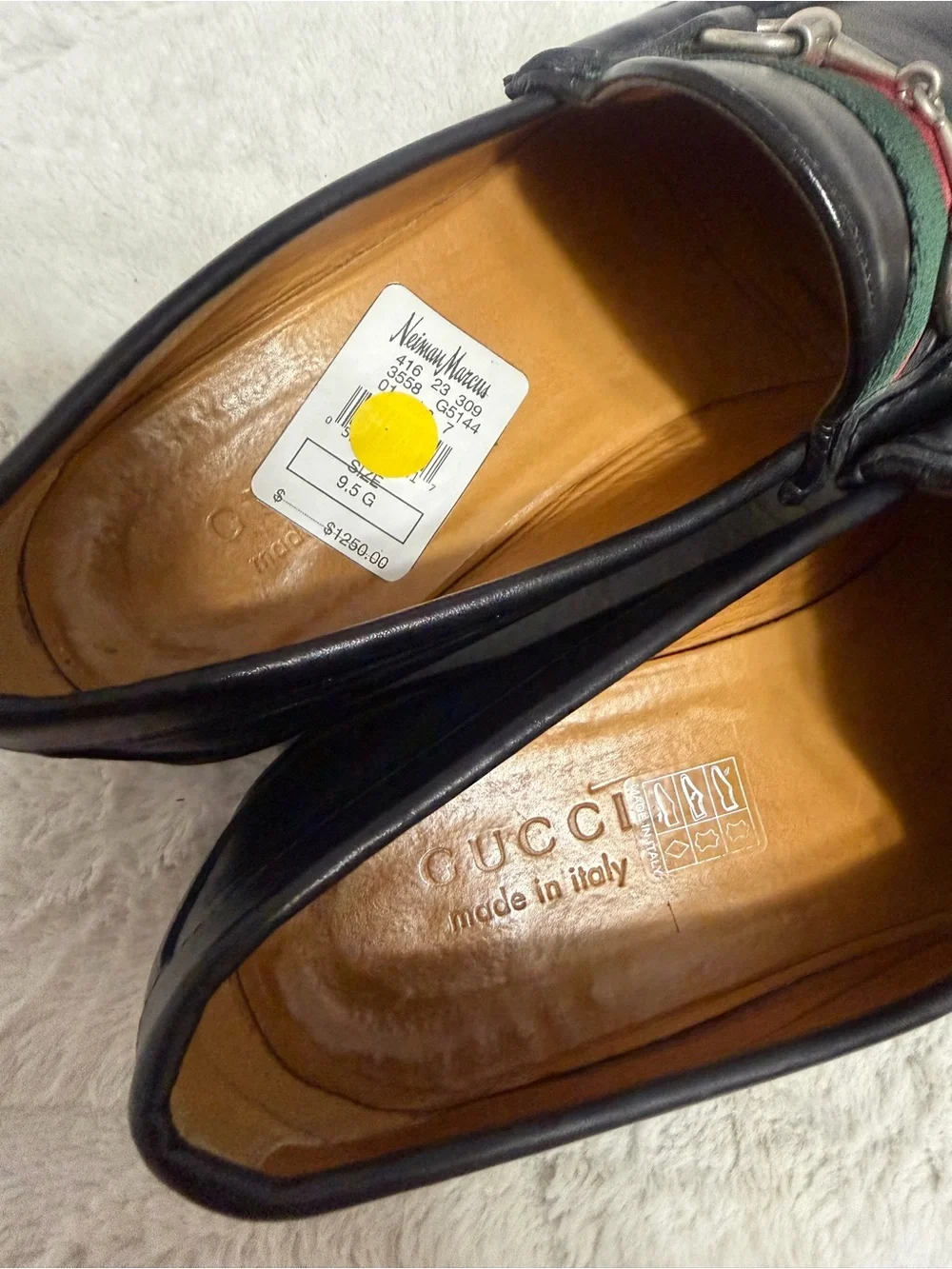 NEW! $1250 Gucci Horse-bit Lug Sole Green Red Web Chunky Loafers 9.5 10.5